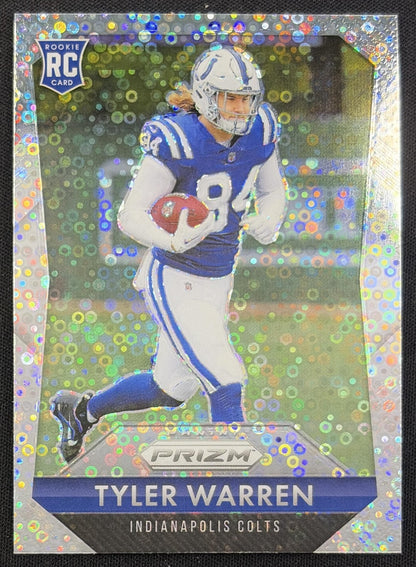 Tyler Warren 2025 Panini Prizm Rookie Flashback No Huddle Colts Indianapolis Colts