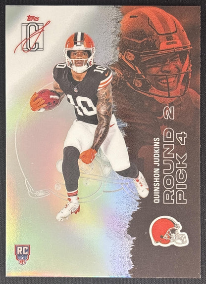 Quinshon Judkins 2025 Signature Class Chrome Rookie Refractor Browns front