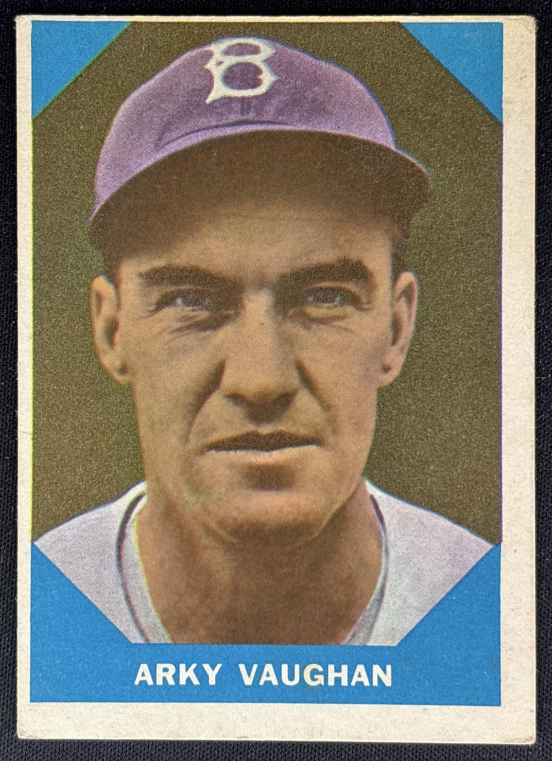 Arky Vaughan 1960 Fleer Baseball Greats front