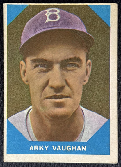 Arky Vaughan 1960 Fleer Baseball Greats front