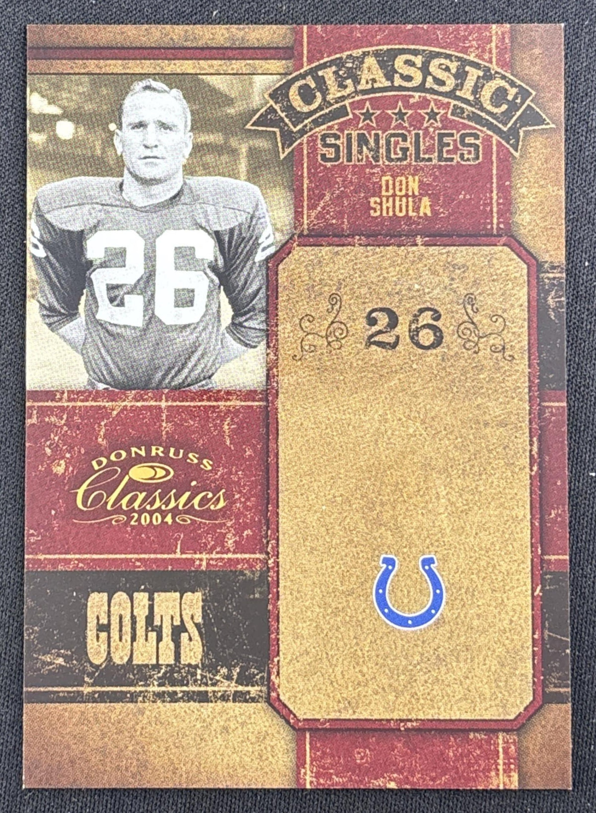 Don Shula 2004 Donruss Classics Classic Singles/Combos/Triples /1000
