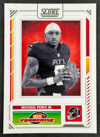 Michael Penix Jr. 2025 Score The Franchise Falcons Sports Trading Cards