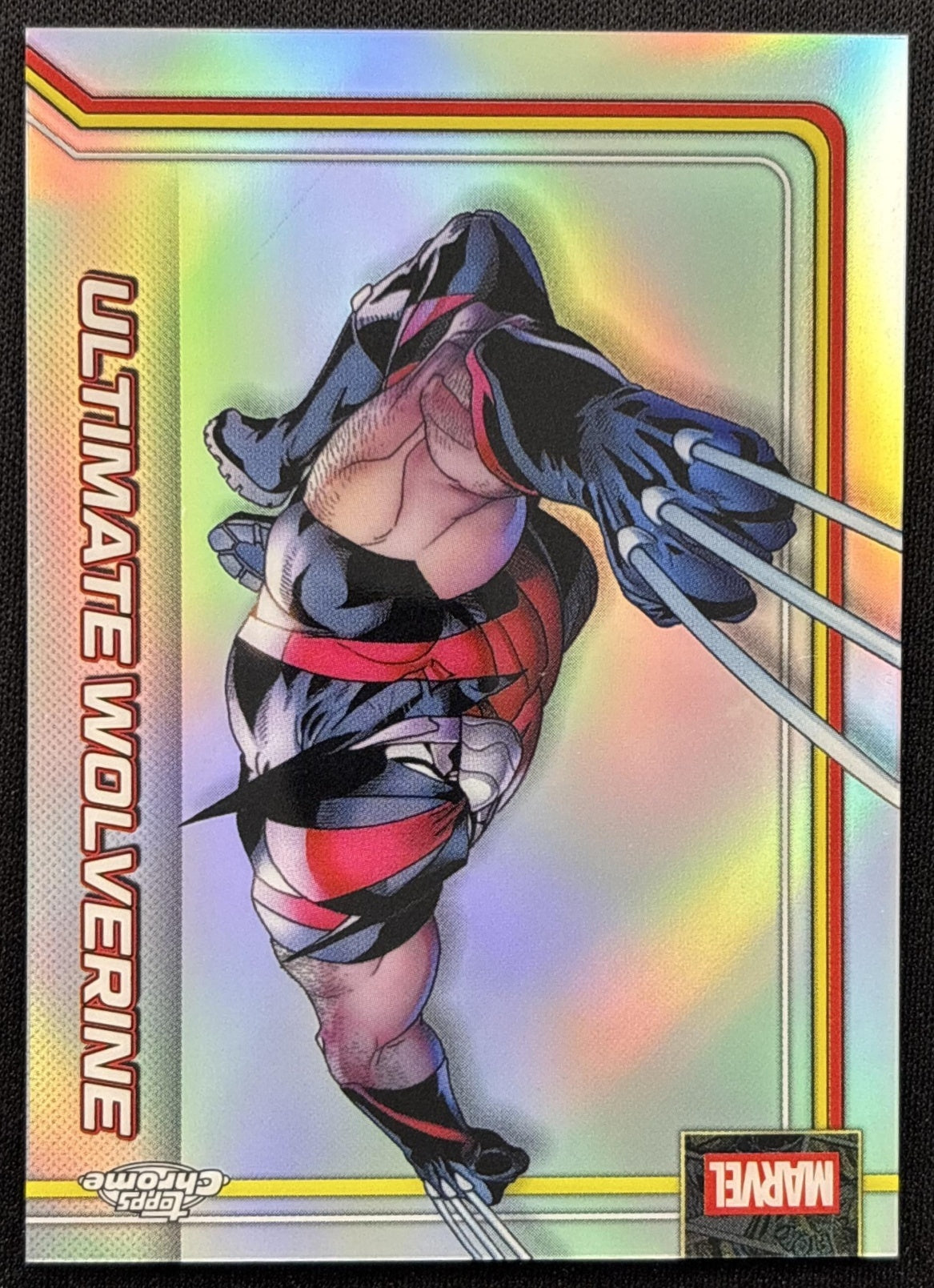 Ultimate Wolverine 2026 Topps Chrome Marvel Comics Refractor front
