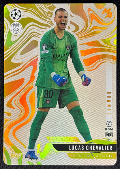 Lucas Chevalier 2025 Topps Match Attax Madness UEFA Champions League Common PSG Sports Trading Cards