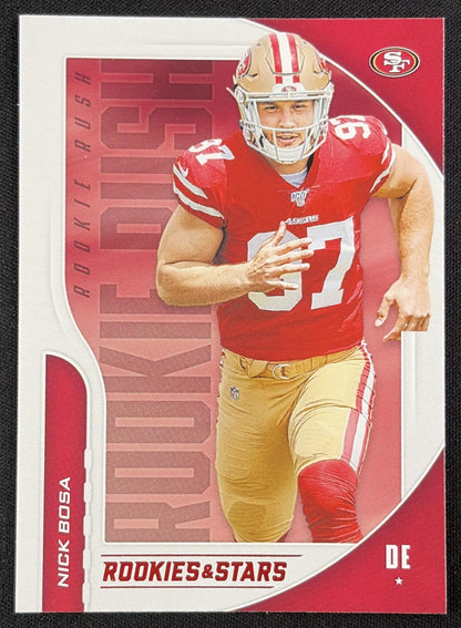 Nick Bosa 2019 Panini Rookies & Stars Rookie Rush 49ers