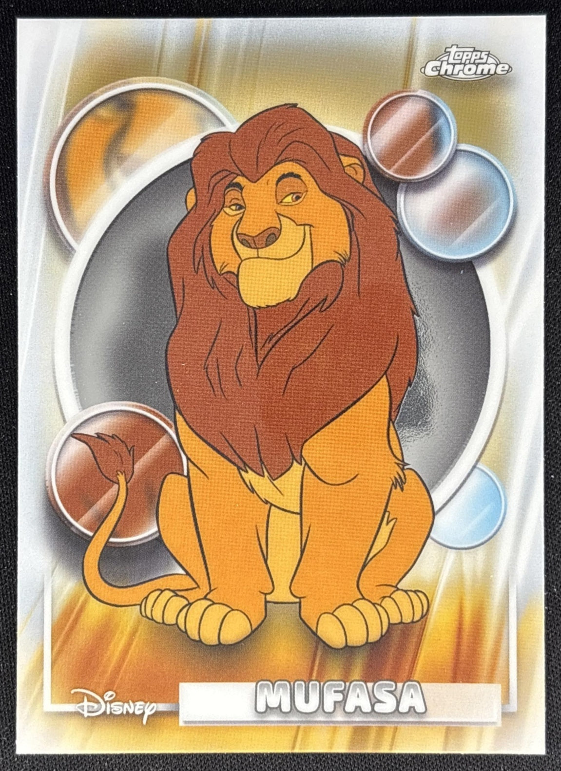 Mufasa 2026 Topps Chrome Disney The Lion King front