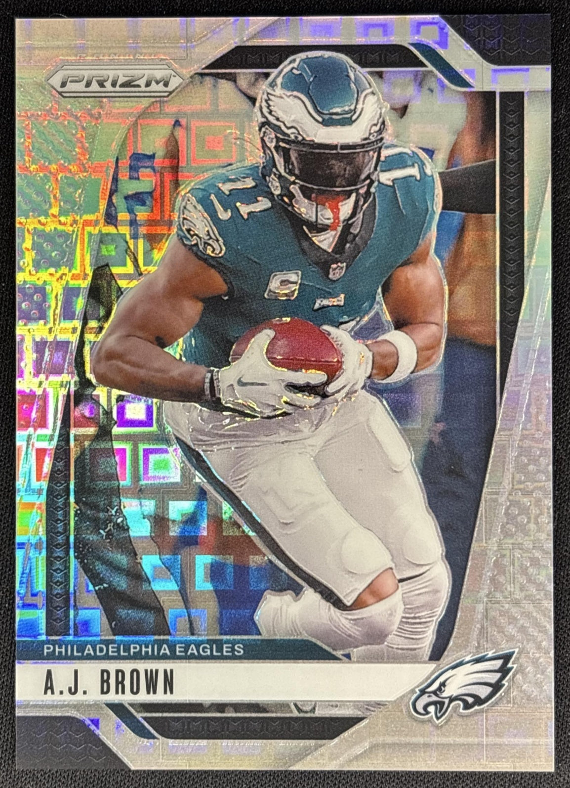 A.J. Brown 2024 Panini Prizm Pandora /400 Eagles front