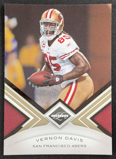 Vernon Davis 2010 Panini Limited /499 49ers Sports Trading Card