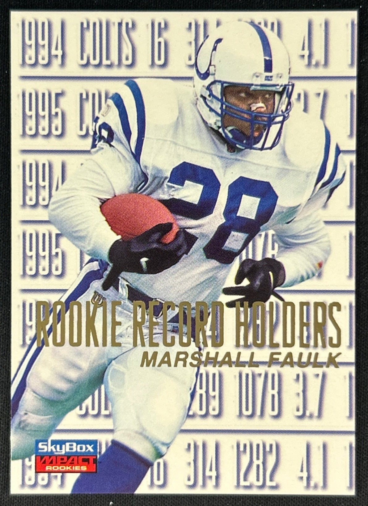 Marshall Faulk 1996 Impact Rookies Colts Default Title Sports Trading Cards