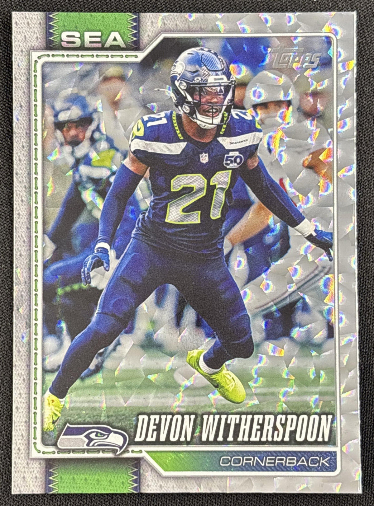 Devon Witherspoon 2026 Topps Crackle Seahawks