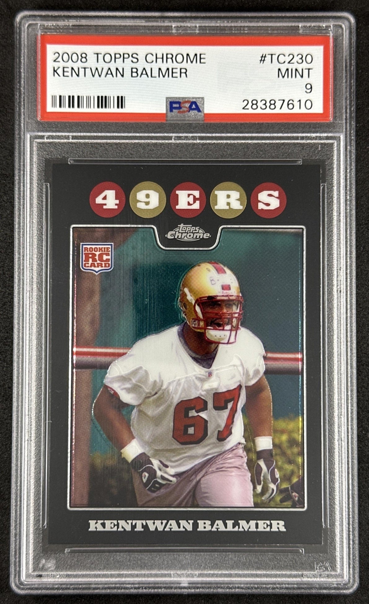 Kentwan Balmer 2008 Topps Chrome PSA 9