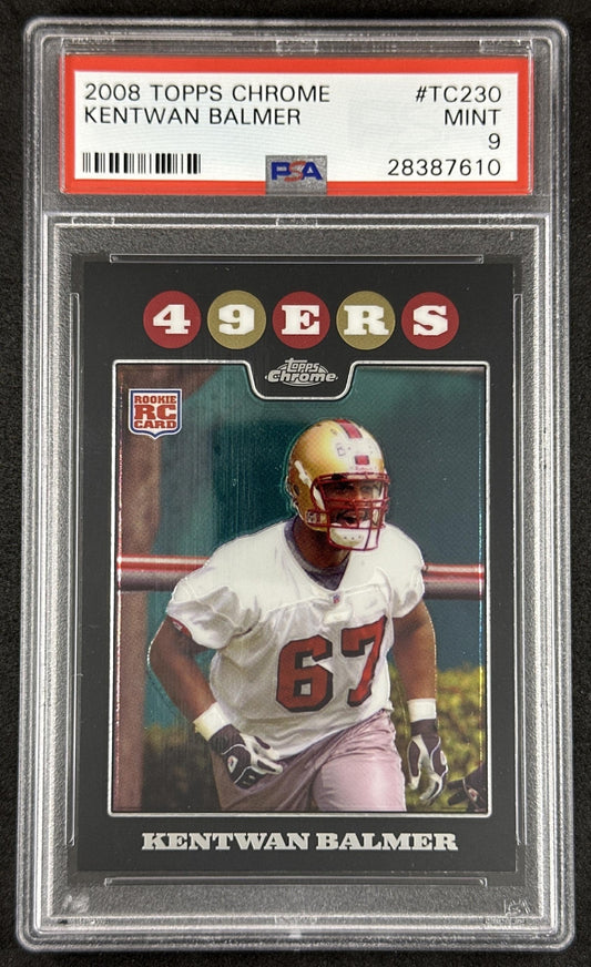Kentwan Balmer 2008 Topps Chrome PSA 9