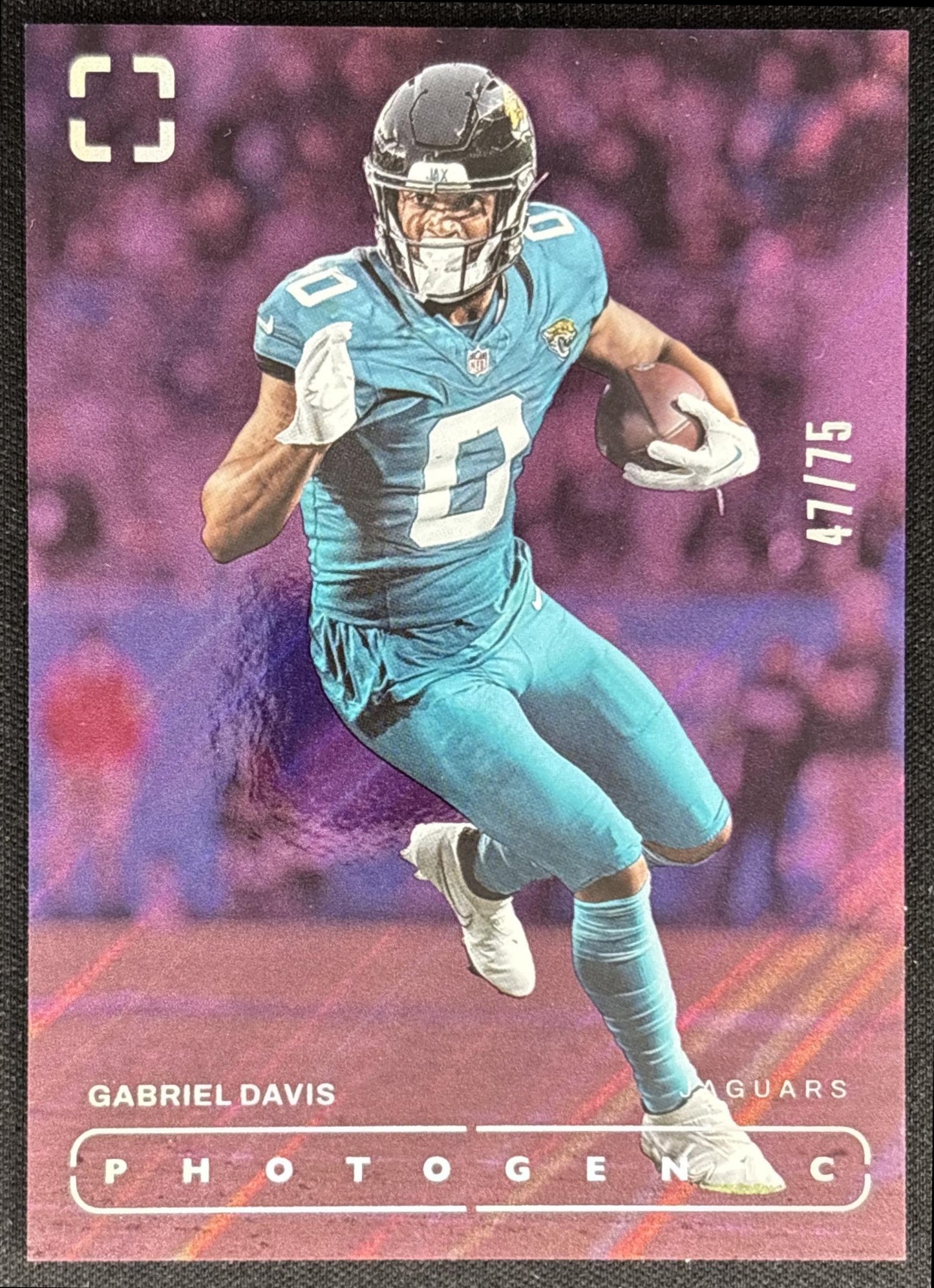Gabriel Davis 2024 Panini Photogenic Purple /75 Jaguars
