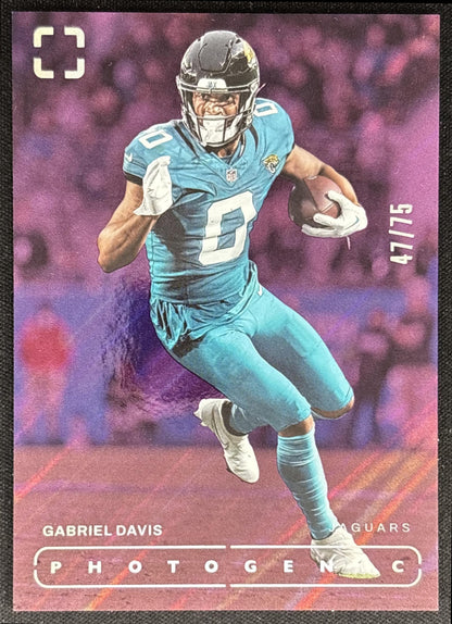 Gabriel Davis 2024 Panini Photogenic Purple /75 Jaguars