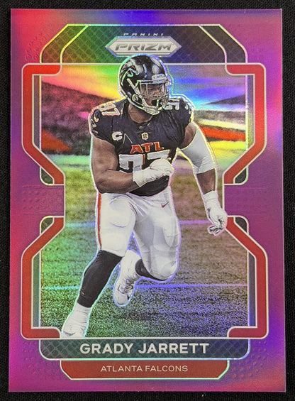 Grady Jarrett 2021 Panini Prizm Purple /125 Falcons Sports Trading Card