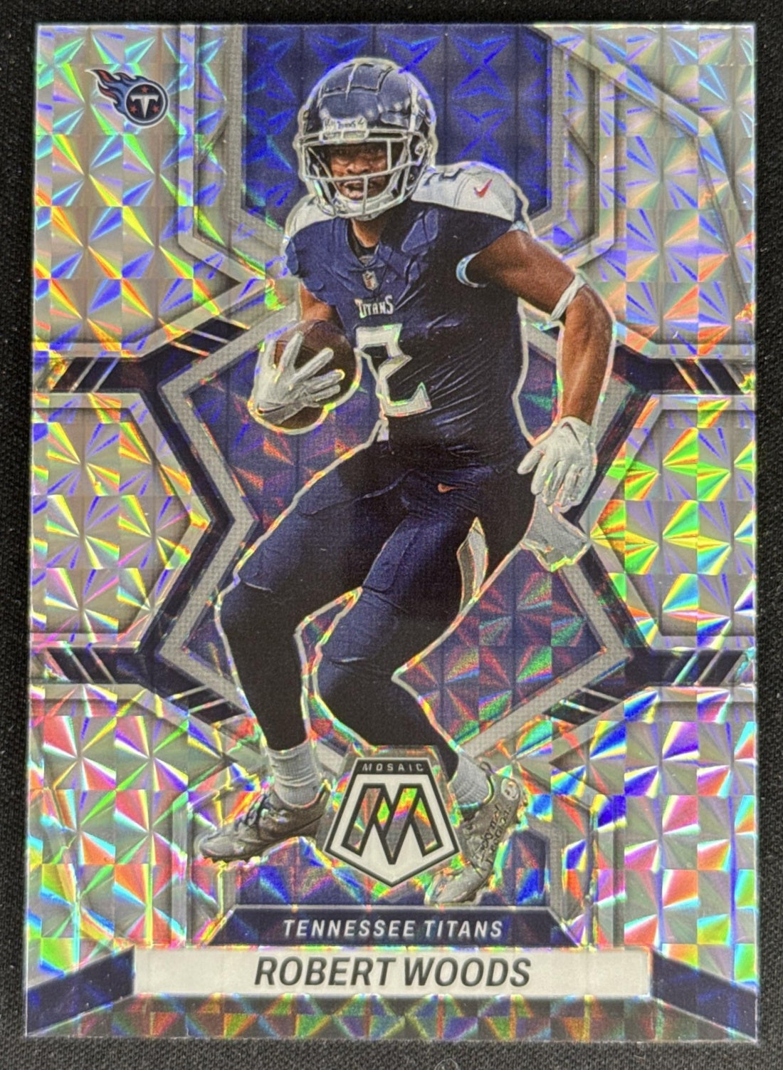 Robert Woods 2022 Panini Mosaic Titans Default Title Sports Trading Card