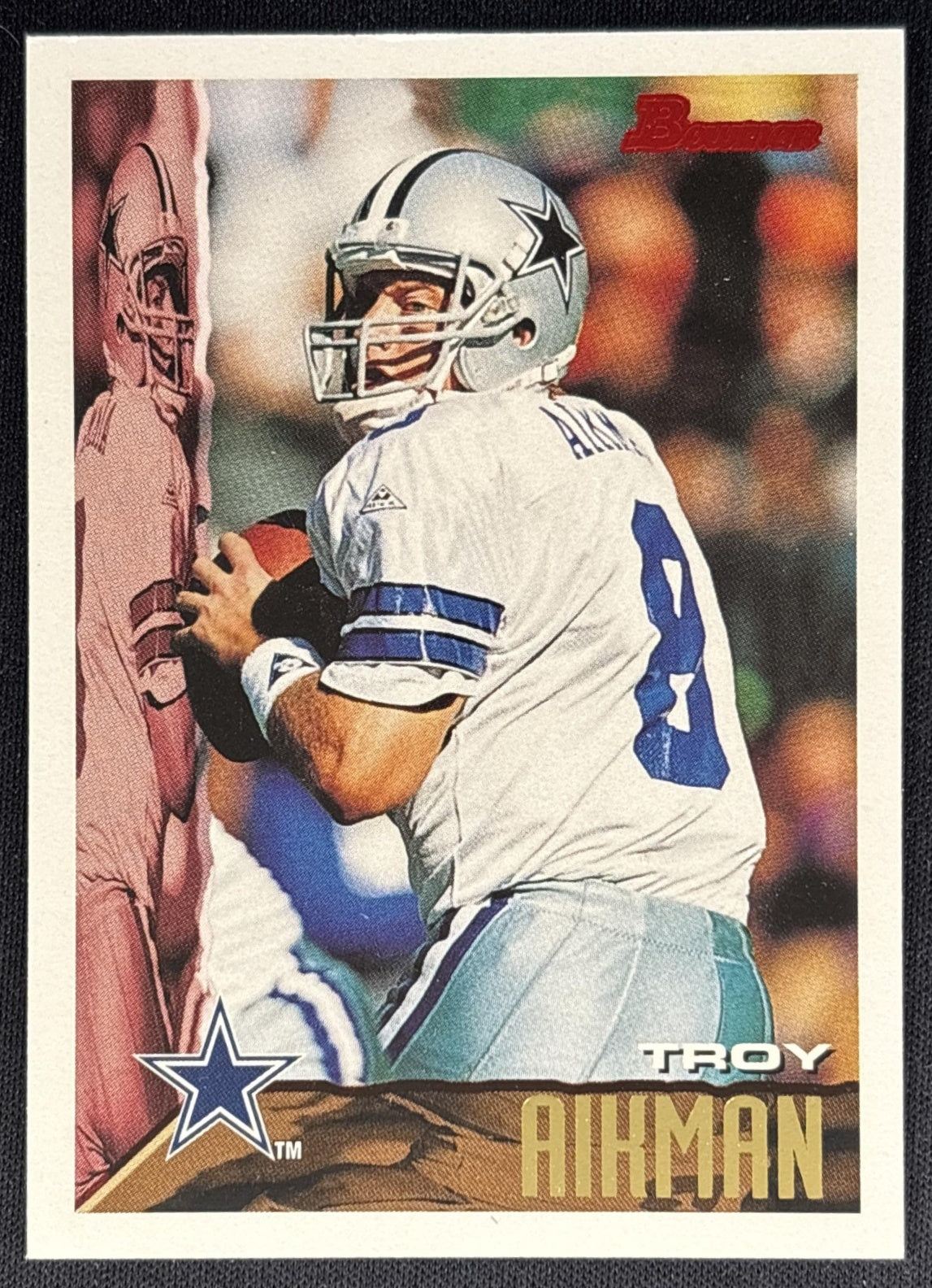 Troy Aikman 1995 The Topps Company Cowboys Sports Trading Card
