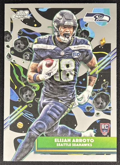 Elijah Arroyo 2025 Topps Cosmic Chrome Seahawks Football