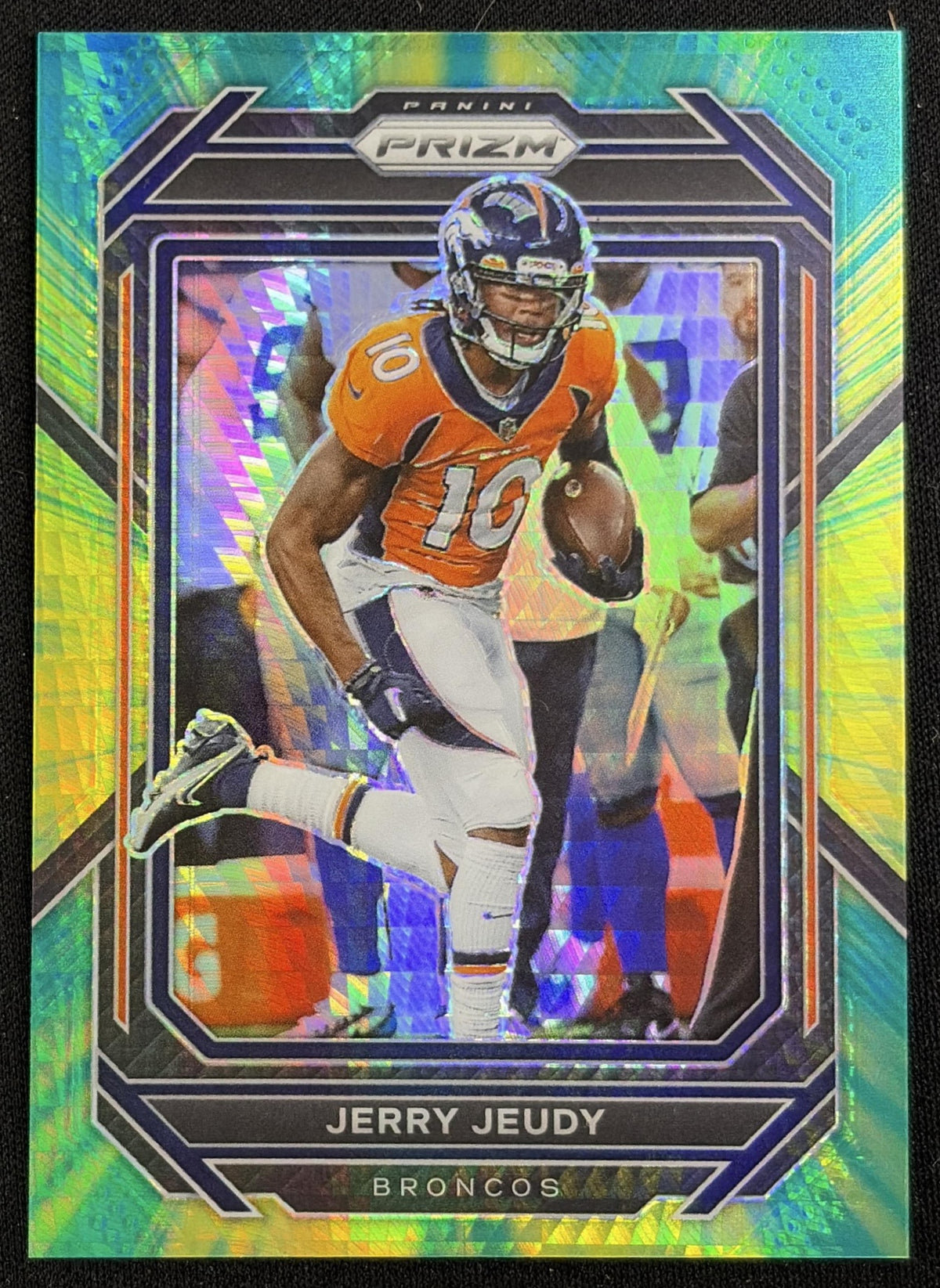 Jerry Jeudy 2022 Panini Prizm Hyper /175 Broncos - front