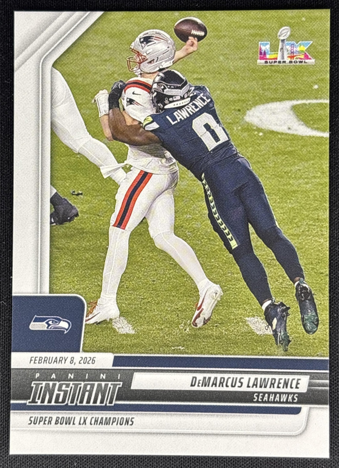 DeMarcus Lawrence 2026 Panini Instant Super Bowl LIX Champions Seattle Seahawks