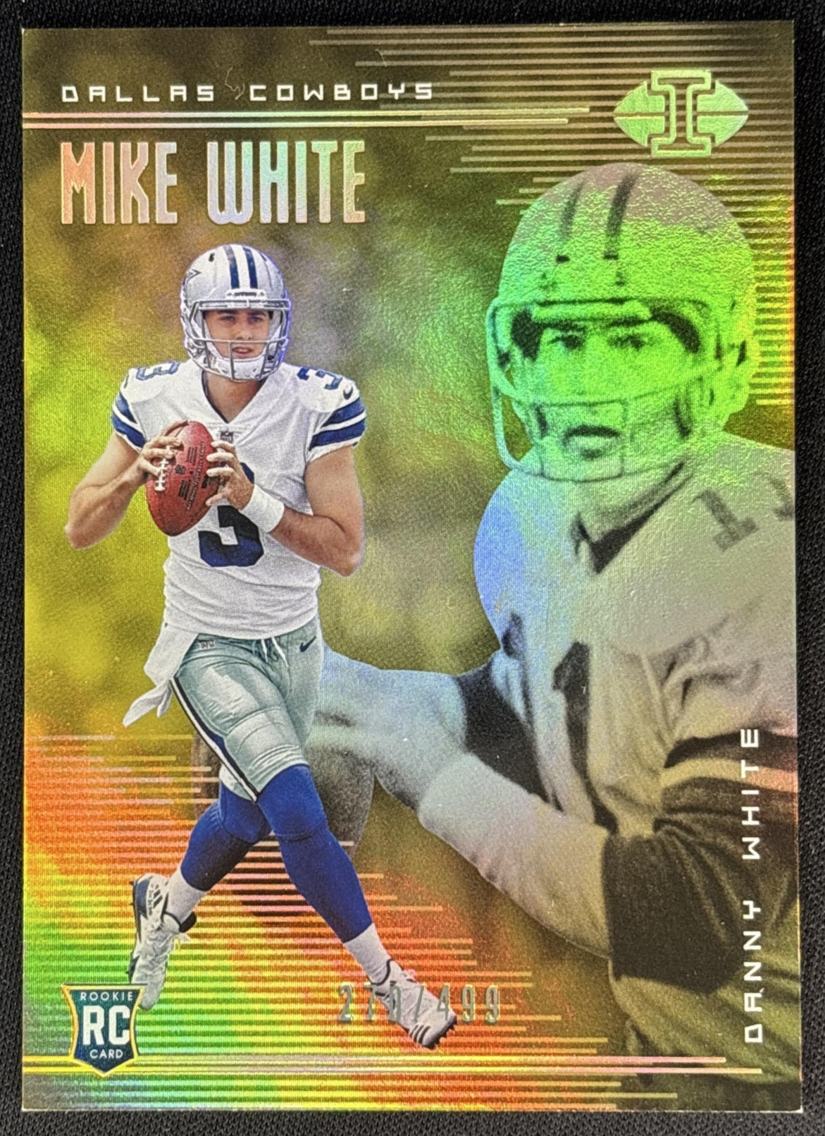 Danny White Mike 2018 Panini Illusions Gold /499 Cowboys