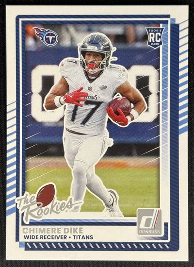 Chimere Dike 2025 Panini Donruss Rookies & Highlights Titans Sports Trading Cards