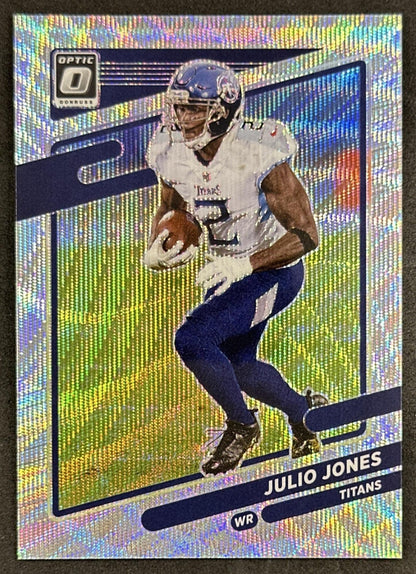 Julio Jones 2021 Panini Donruss Optic Wave /299 Titans front