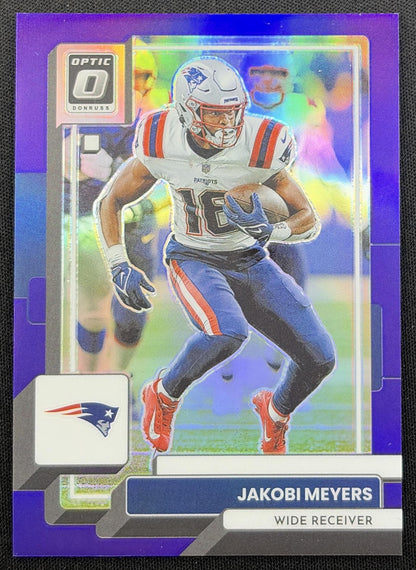 Jakobi Meyers 2022 Panini Donruss Optic Purple /50 Patriots