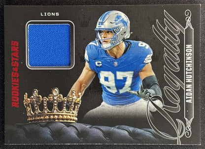 Aidan Hutchinson 2025 Panini Rookies & Stars Royalty Lions front