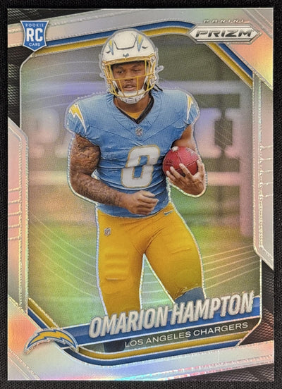 Omarion Hampton 2025 Panini Prizm Silver Chargers