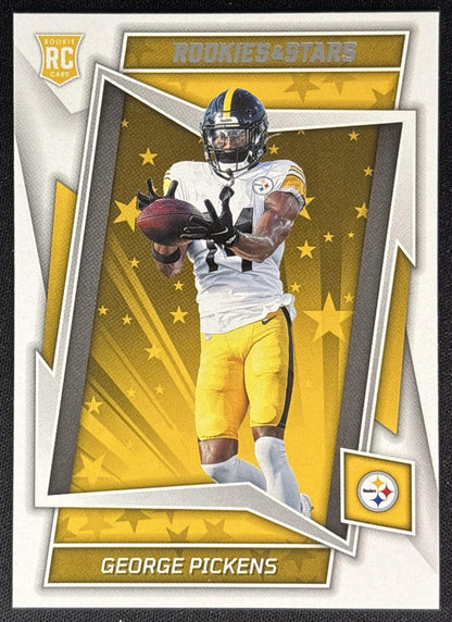George Pickens 2022 Panini Rookies & Stars Steelers Sports Trading Cards