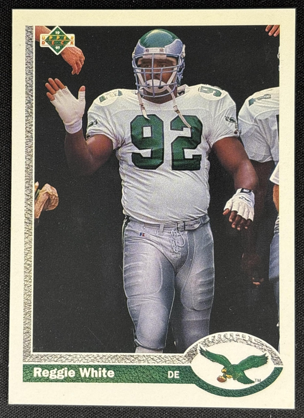 Reggie White 1991 Upper Deck Eagles Sports Trading Card