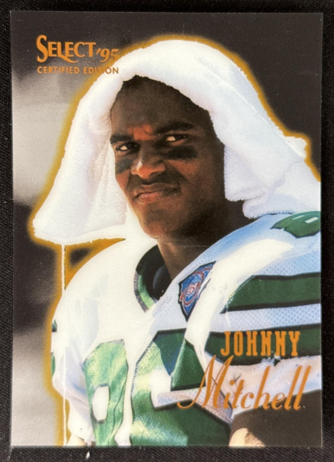 Johnny Mitchell 1995 Pinnacle Select Certified Jets Sports Trading Card