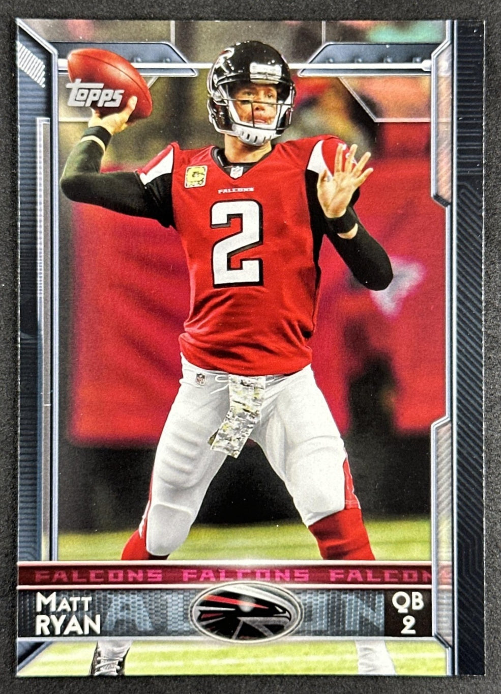 Matt Ryan 2015 Topps Falcons Atlanta Falcons Sports Trading Card