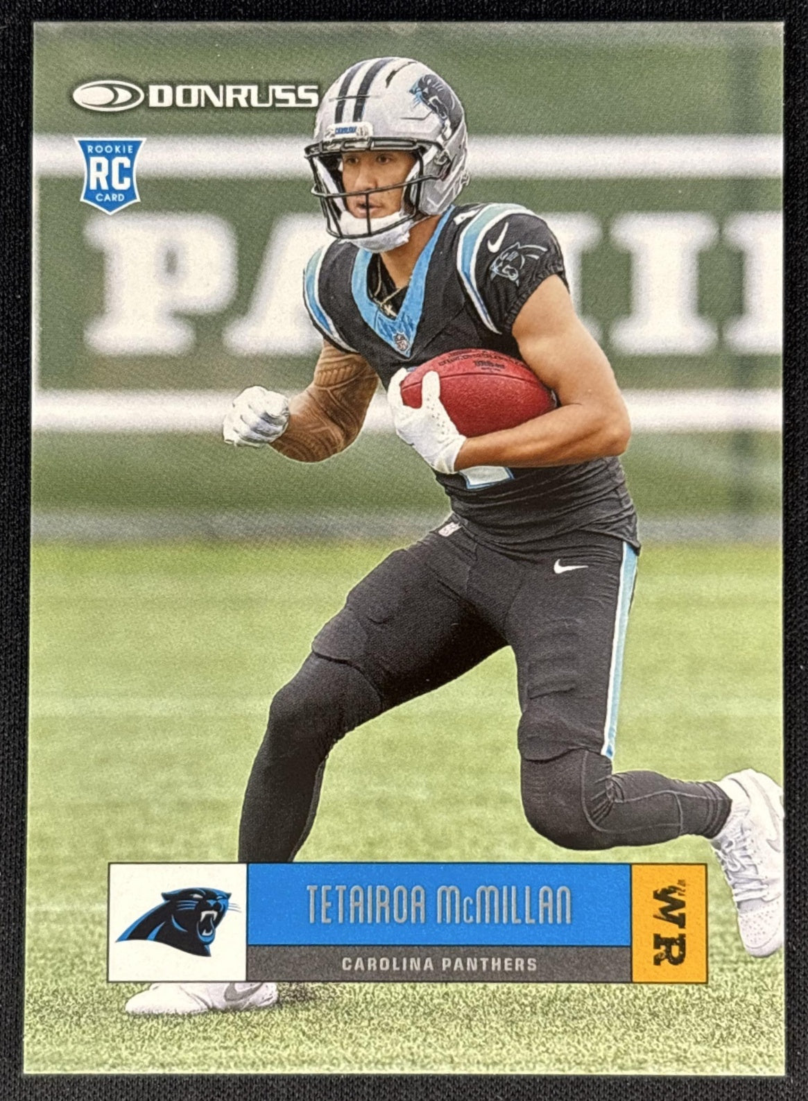 Tetairoa McMillan 2025 Panini Donruss Retro 2005 Panthers