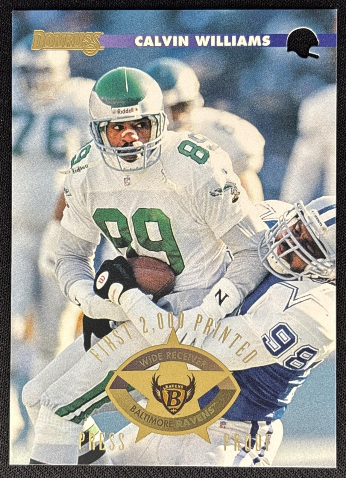 Calvin Williams 1996 Donruss Ravens front