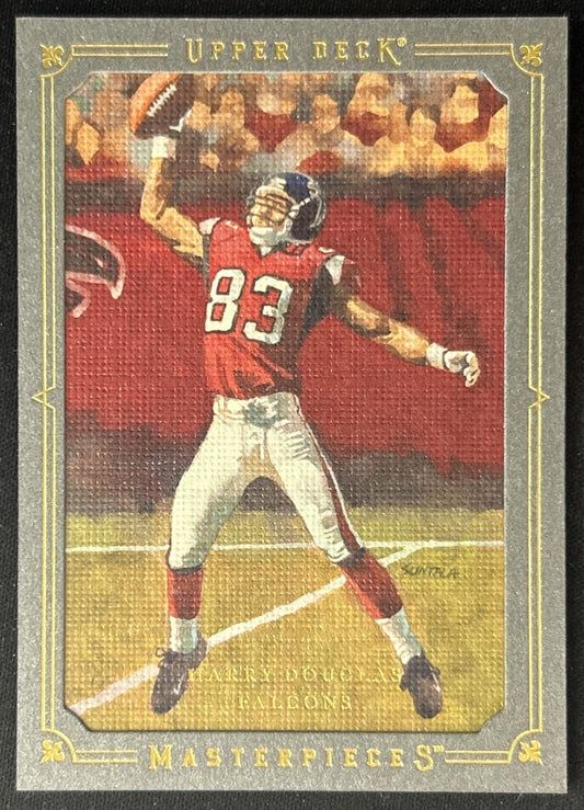 Harry Douglas 2008 Upper Deck Masterpieces Framed Silver /83 Falcons front