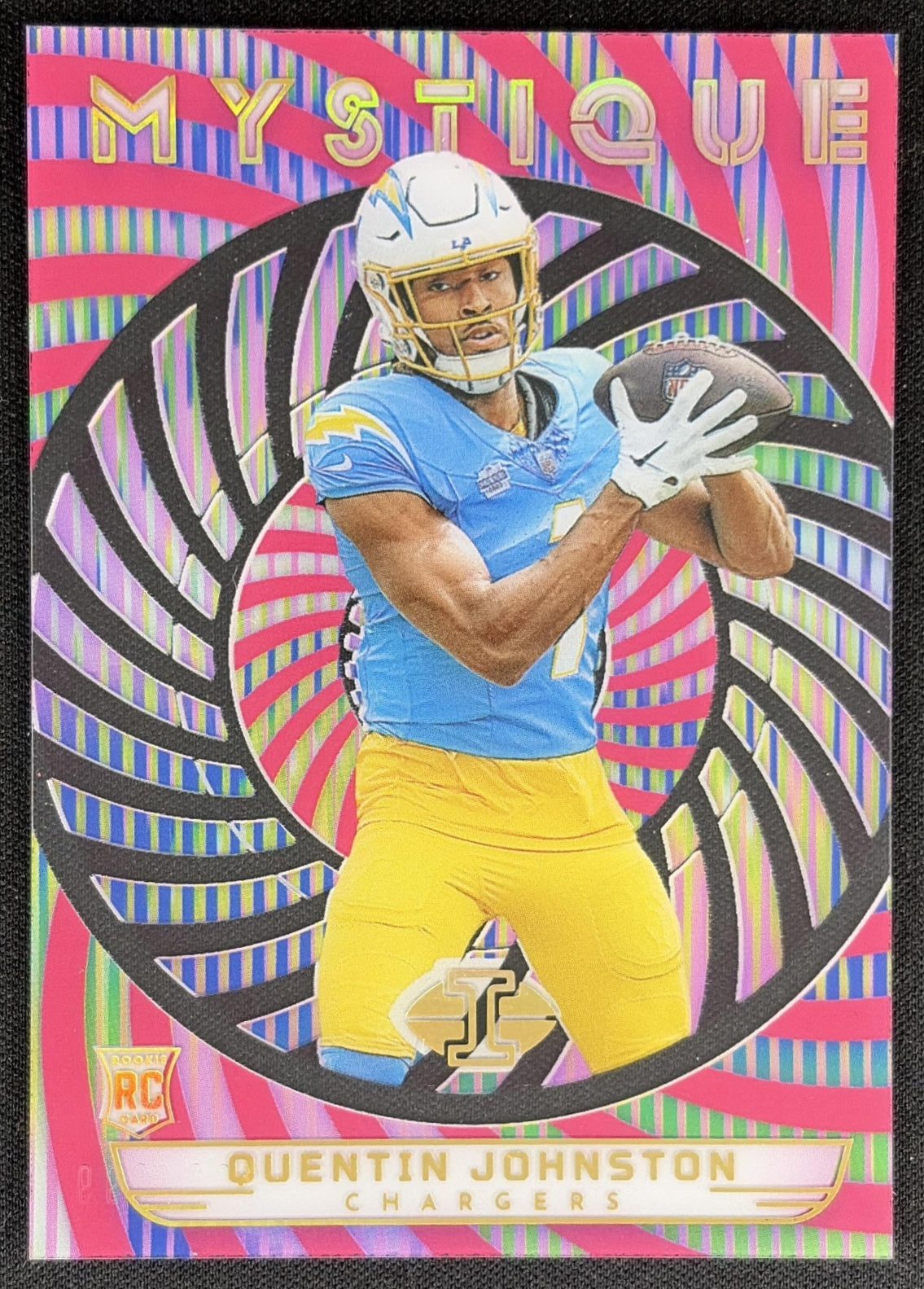 Quentin Johnston 2023 Panini Illusions Mystique Pink /399 Chargers