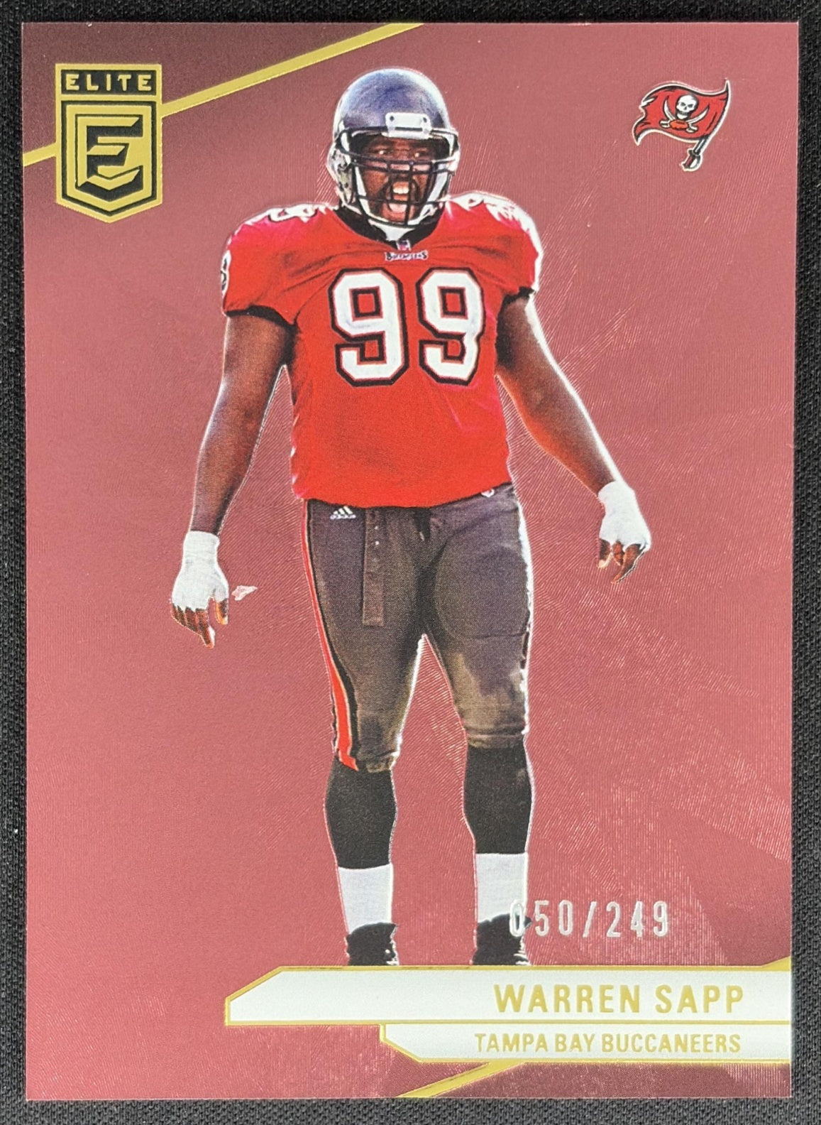 Warren Sapp 2024 Panini Donruss Elite Maroon /249 Buccaneers