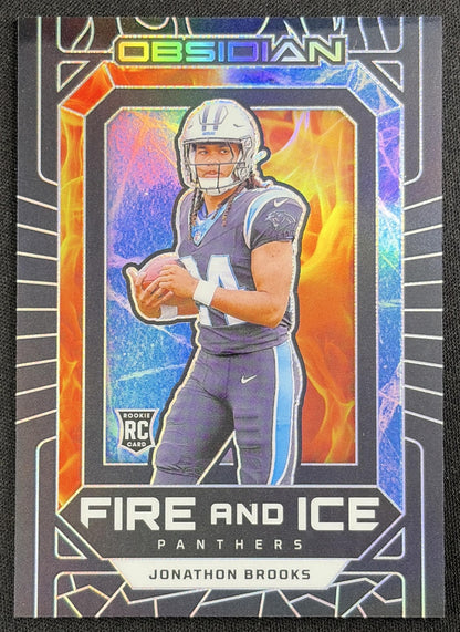 Jonathon Brooks 2024 Panini Obsidian Fire and Ice Panthers