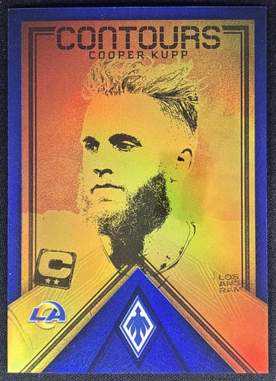 Cooper Kupp 2022 Panini Phoenix Contours Blue /35 Sports Trading Cards