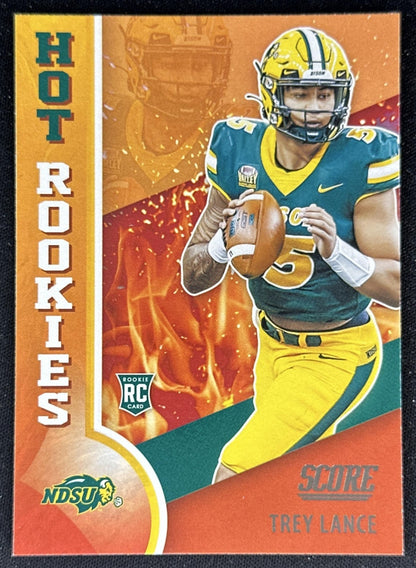 Trey Lance 2021 Panini Score Hot Rookies front