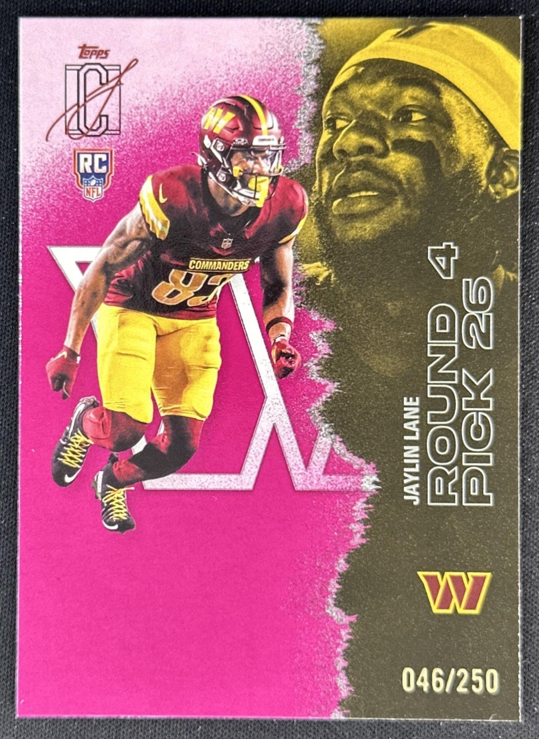 Jaylin Lane 2025 Topps Signature Class Rookie Magenta Foil /250 Commanders Default Title Sports Trading Cards