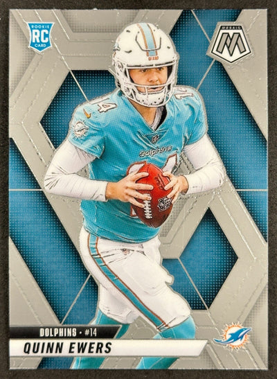 Quinn Ewers 2025 Mosaic Rookies Dolphins Sports Trading Card