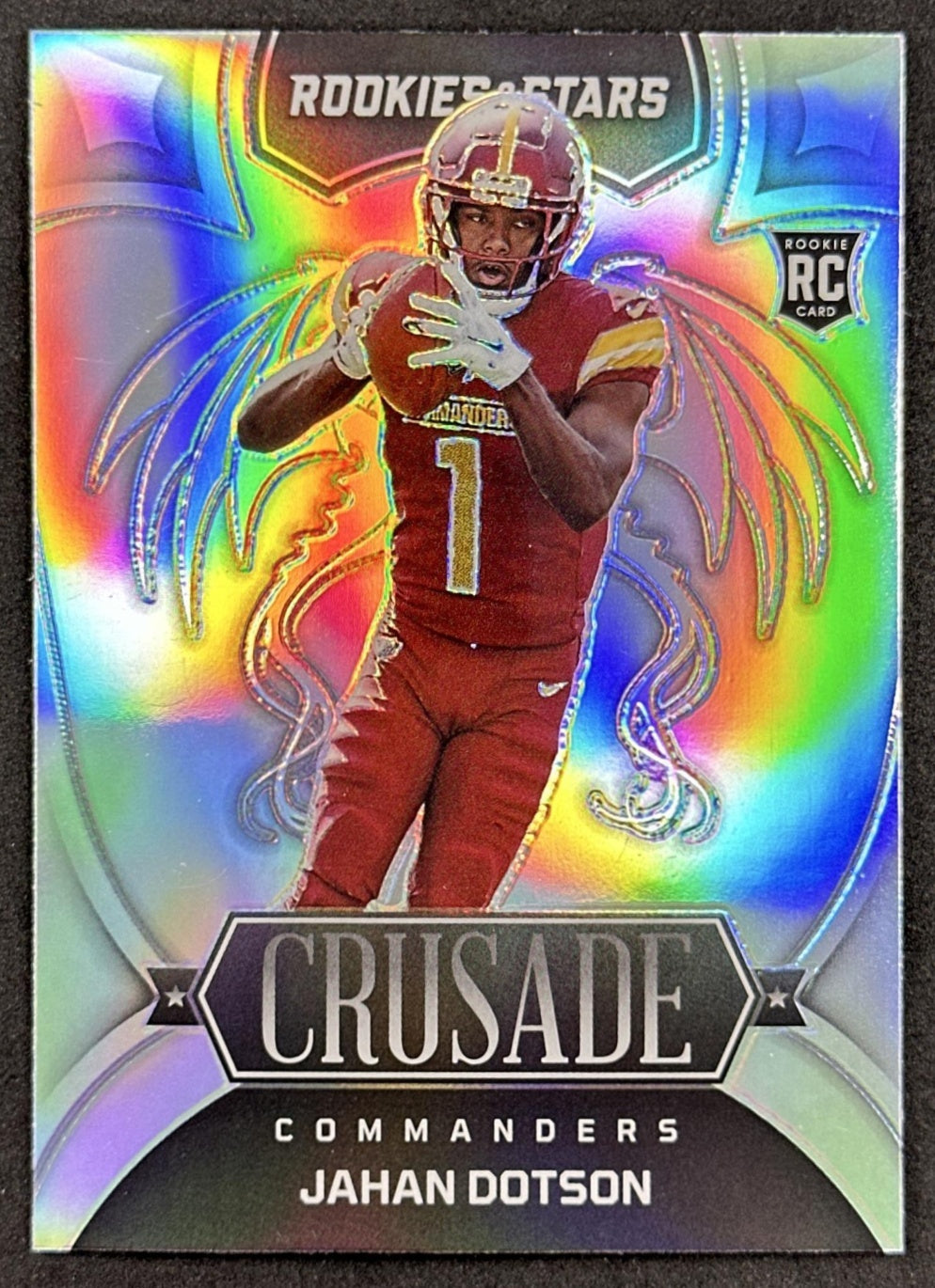 Jahan Dotson 2022 Panini Rookies & Stars Crusade Silver Commanders front