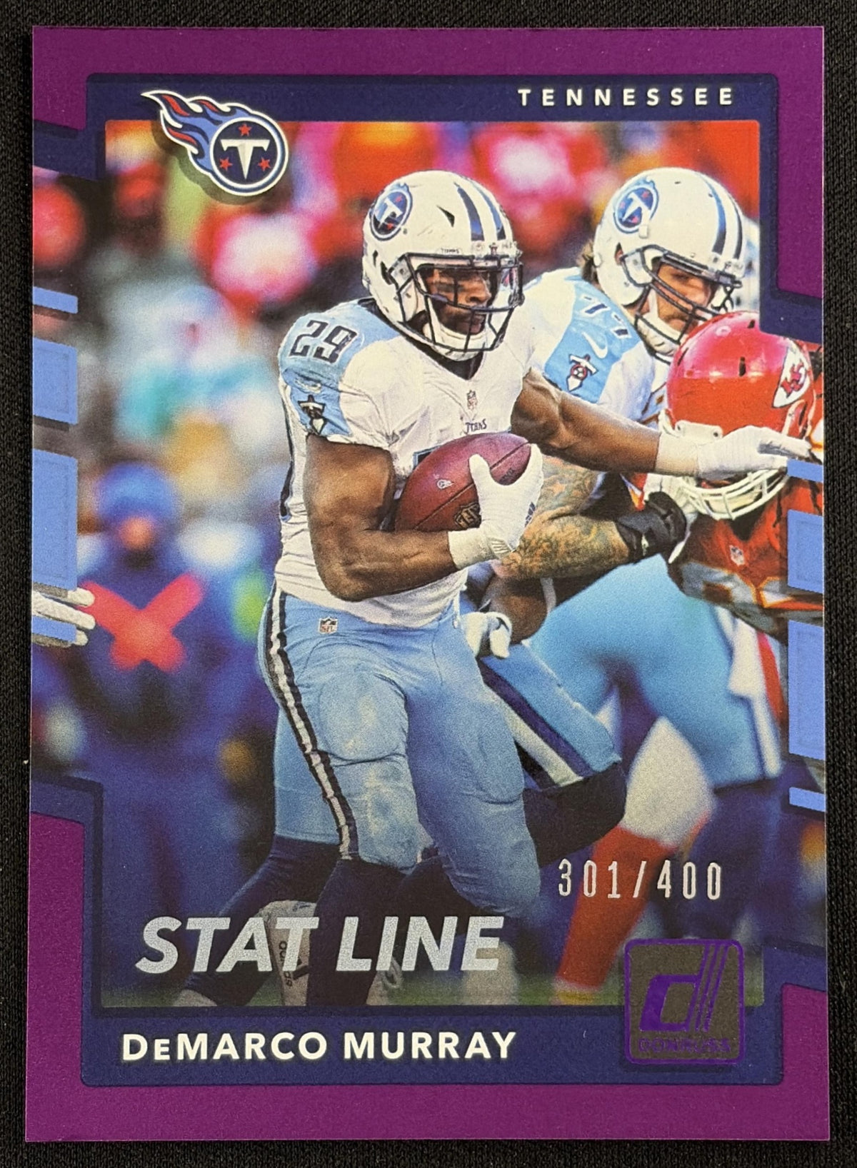 DeMarco Murray 2017 Panini Donruss Stat Line Season /400 Titans
