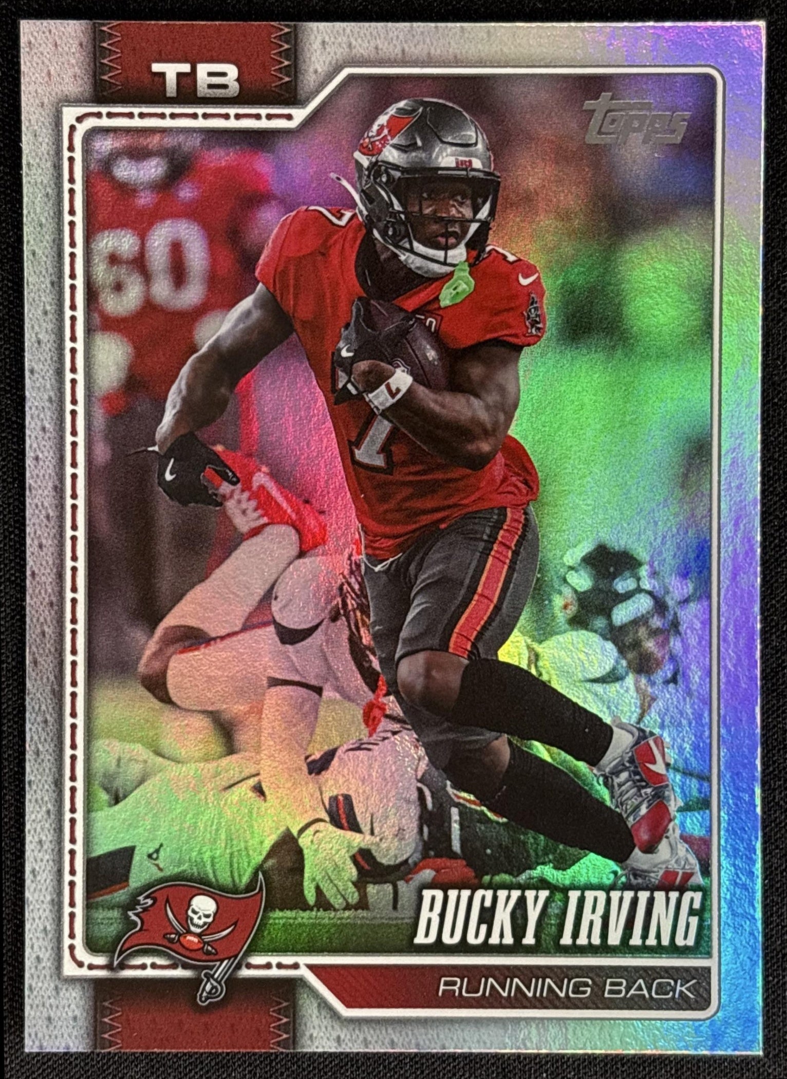 Bucky Irving 2026 Topps Rainbow Foil Buccaneers