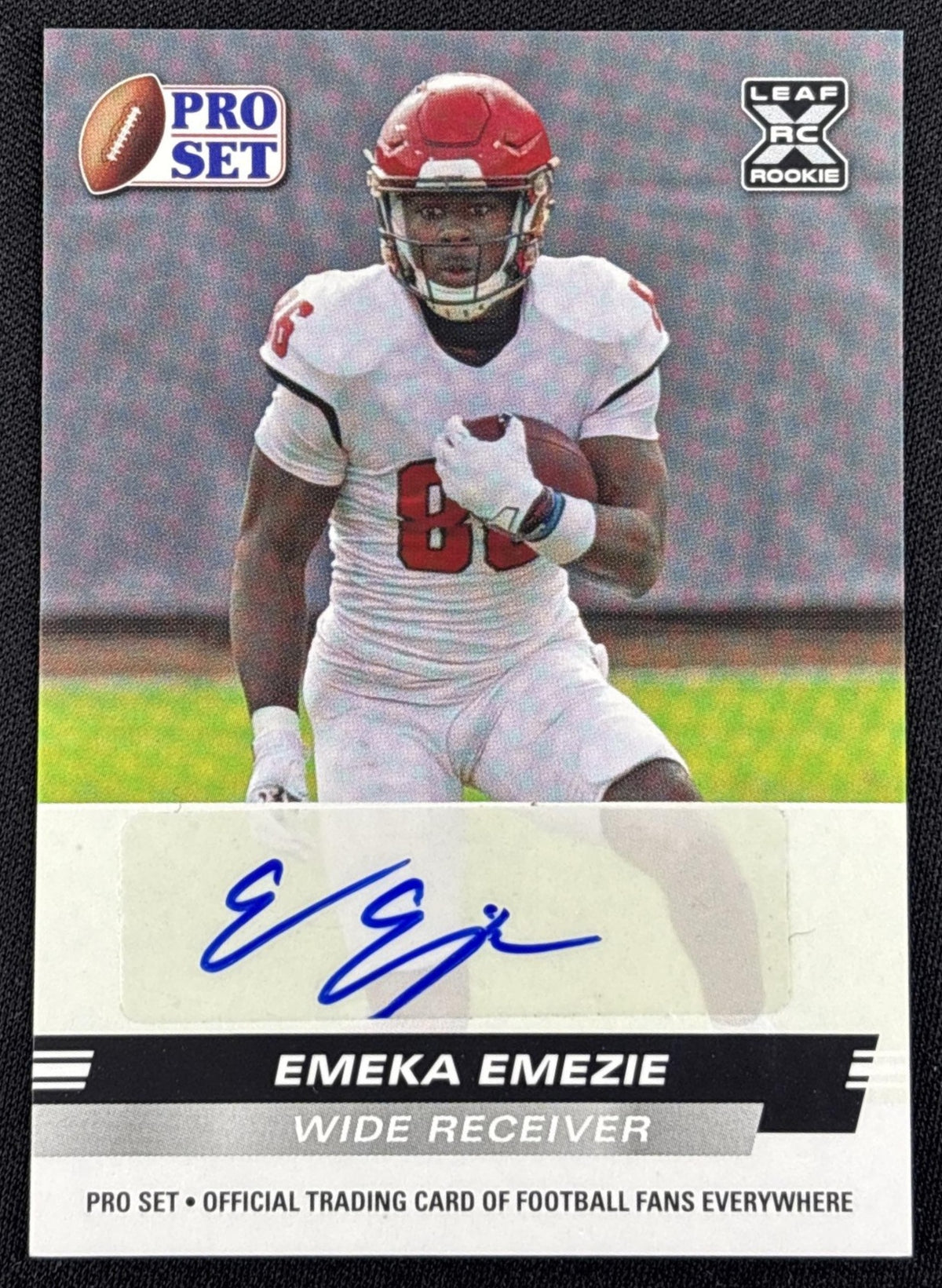 Emeka Emezie 2022 Pro Set Draft Auto