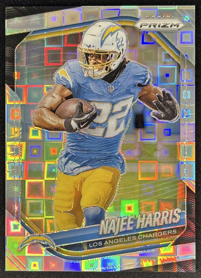 Najee Harris 2025 Panini Prizm Pandora /400 Chargers Sports Trading Cards
