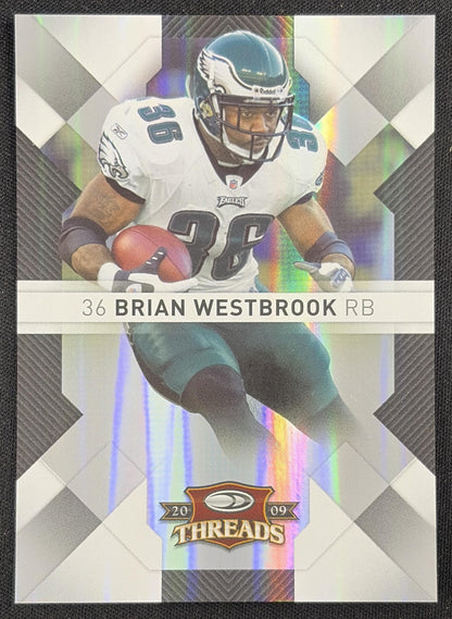 Brian Westbrook 2009 Panini Donruss Threads Silver Holofoil /250 Eagles